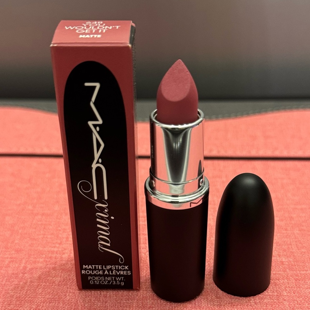 MAC COSMETICS MAXIMAL SILKY MATTE LIPSTICK IN SHADE 648 YOU WOULDN’T GET IT